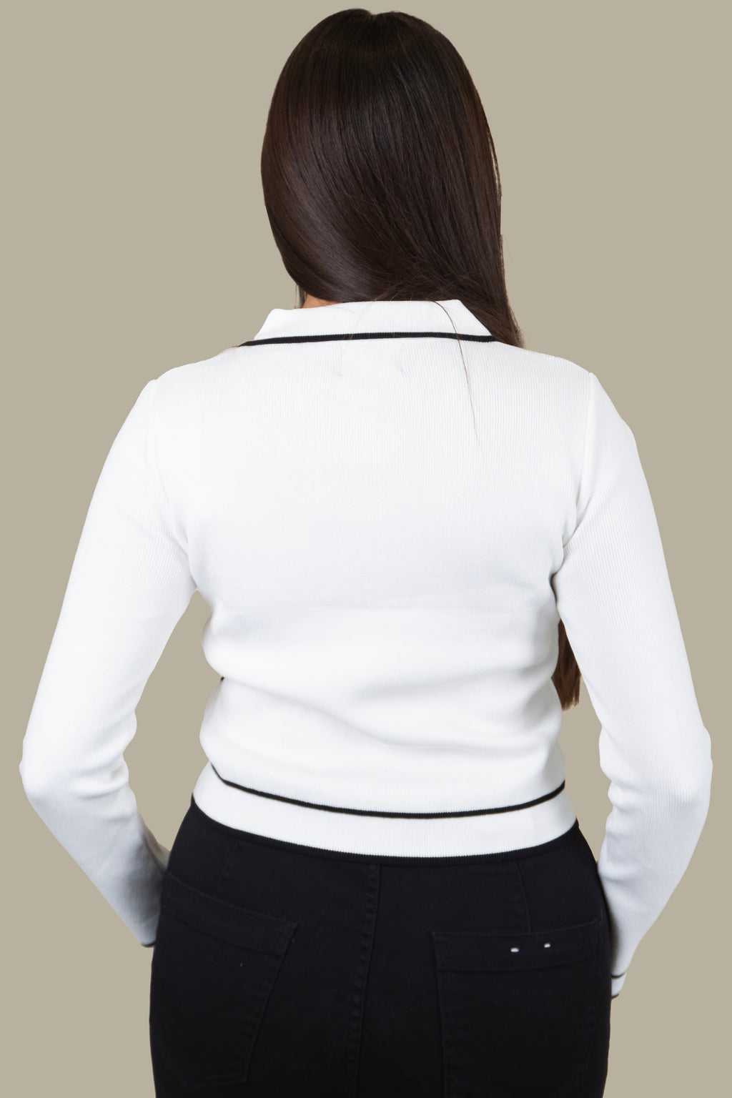 Blusa Parisian Contrast