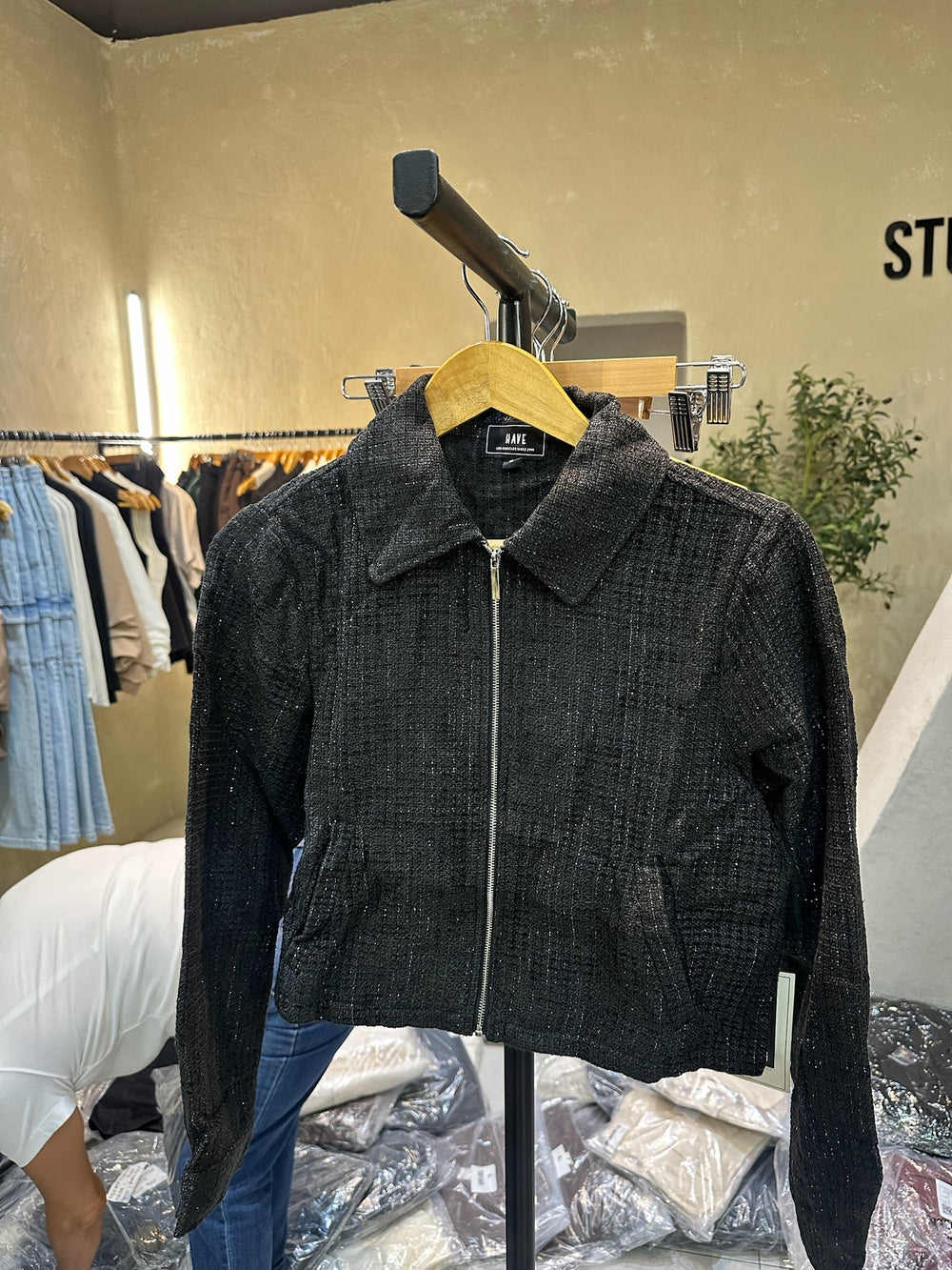 Chaqueta Luxe Spark Black