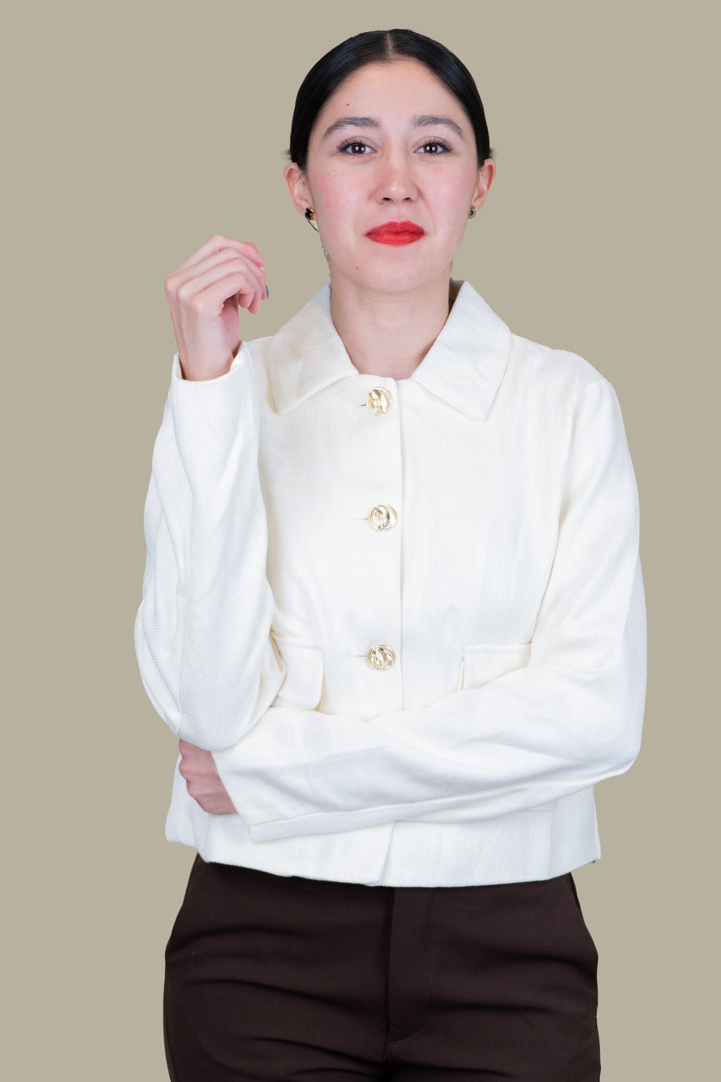 Chaqueta Classic Cream